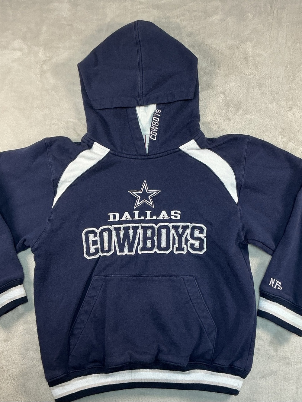 Dallas Cowboys Authentic Size XL 16/18 Hoodie Sweatshirt  Vintage Youth